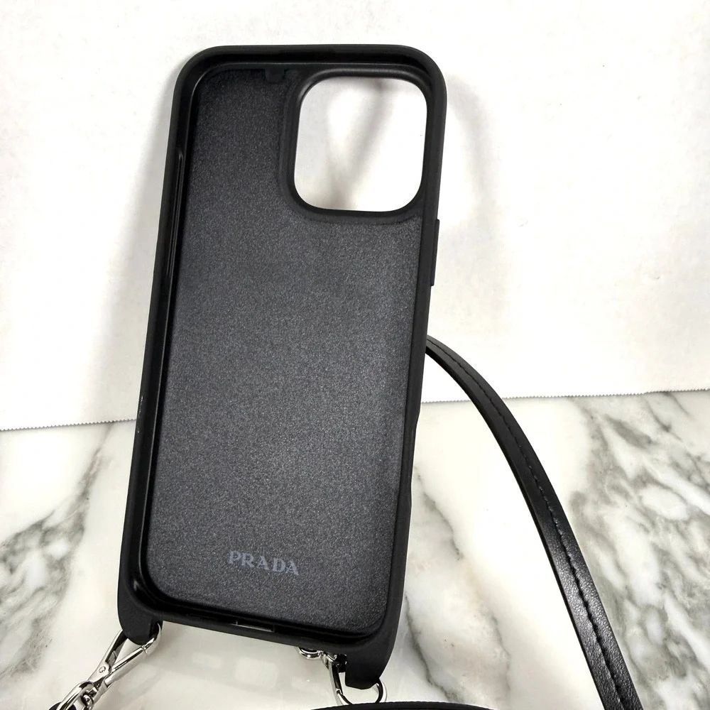 Men's iPhone 16 Pro Max Steamboat Saffiano Leather Phone Case 1ZH211
